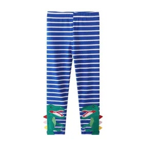 Colorful Girl's Leggings - Dinosaur