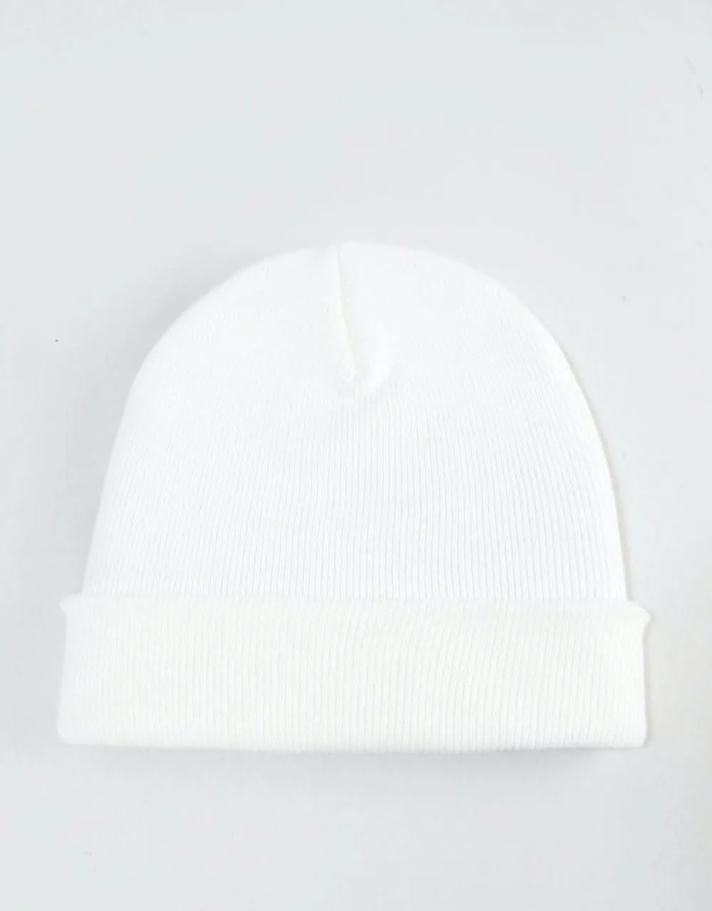 Columbia Cuffed Logo Beanie - White/Black