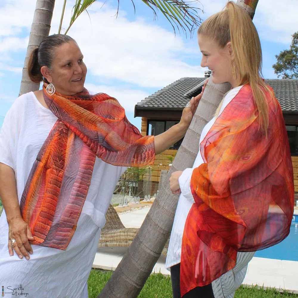 Corroboree Silk Scarf