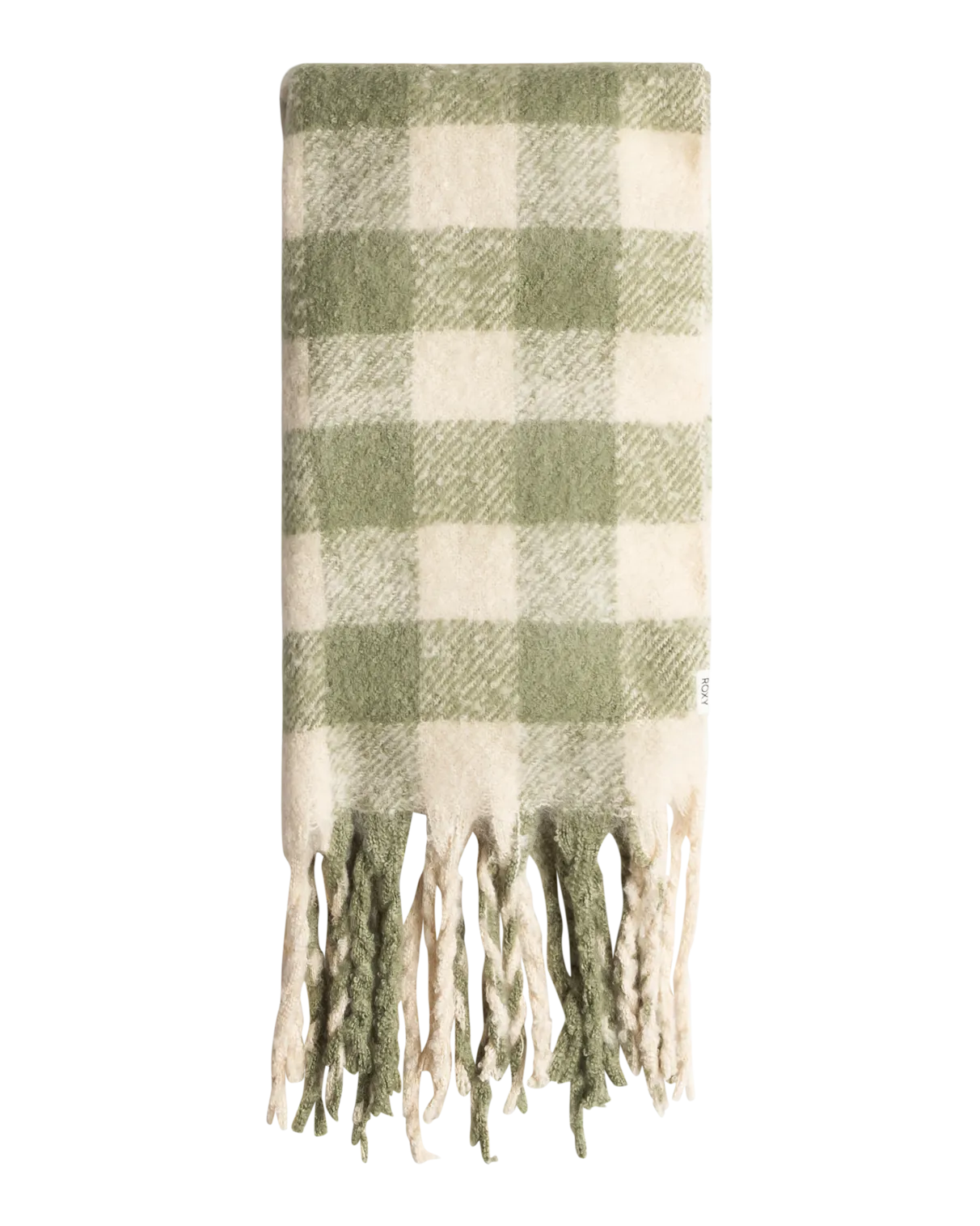 Cute Blush Scarf in Oil Green Be Bold Plaid