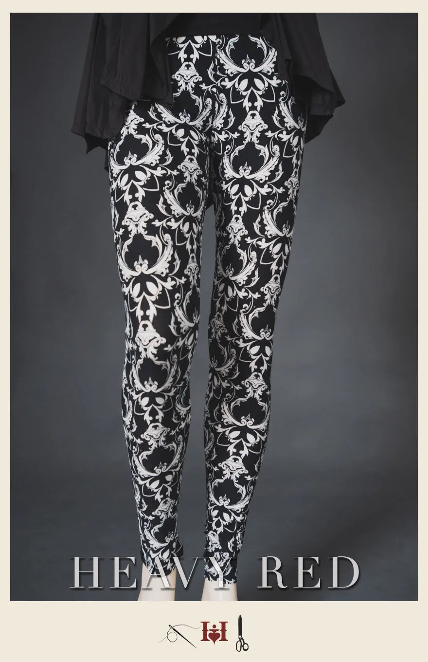 Damask Winter Leggings