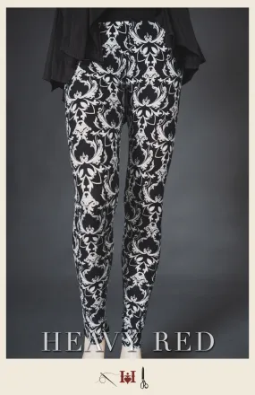 Damask Winter Leggings