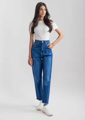 Dark Bromo Balloon Cropped Jeans