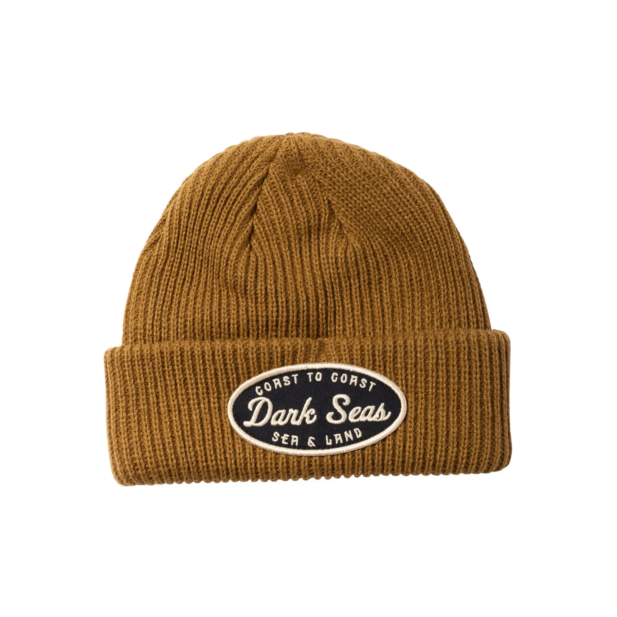 Dark Seas Chunk Men's Beanie - Brown