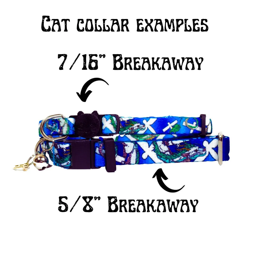 Dragon cat collar, Breakaway cat collar, Haku cat collar, Anime cat collar, Kitten collar, Large cat collar