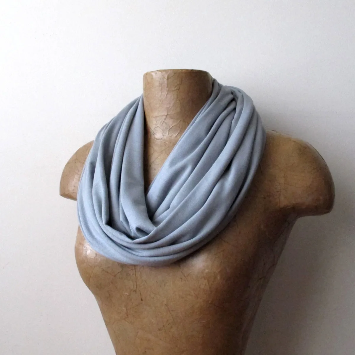 DUSTY BLUE Infinity Scarf