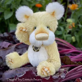 Dwight - 11" Hand Dyed Mohair and Alpaca Artist Bear by Emma's Bears - OOAK