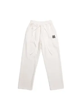 [DXOH] Seasonless DXOH LOGO PANTS WHITE