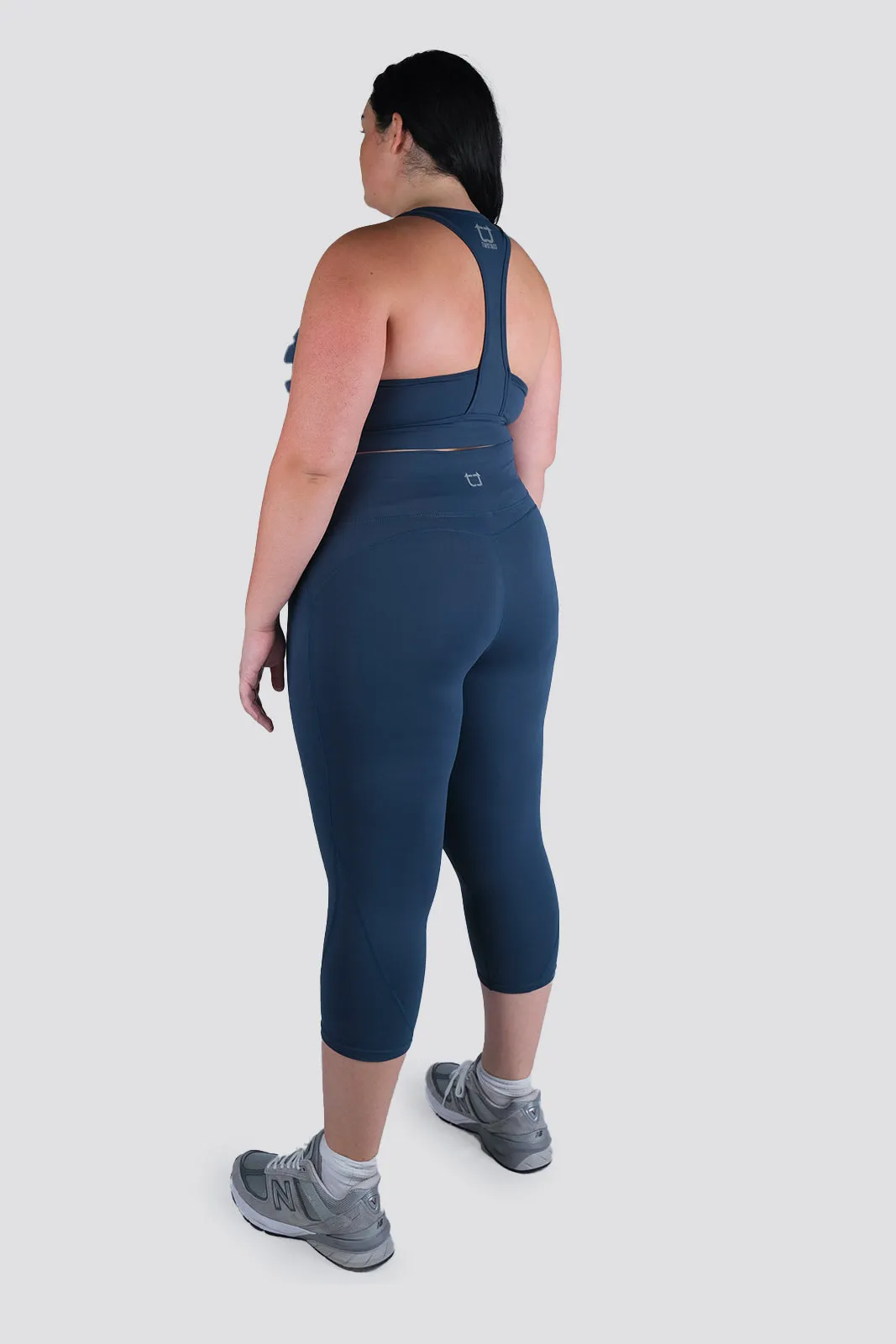 Dynamic 7/8 Highwaisted Leggings - Ocean Blue