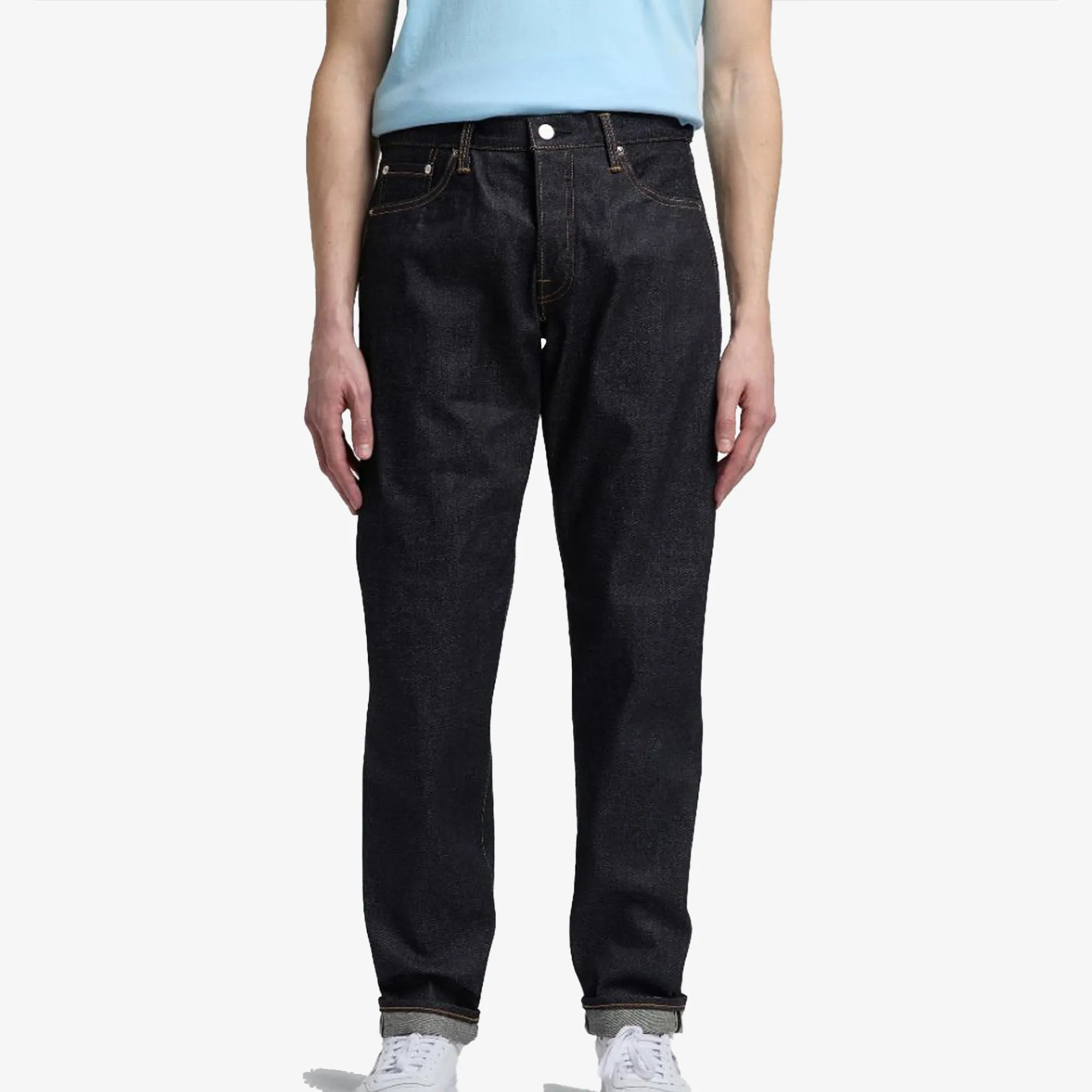 EDWIN | REGULAR TAPERED JEANS { BLUE