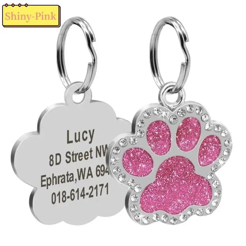 Engraved Pet ID Collar Tag