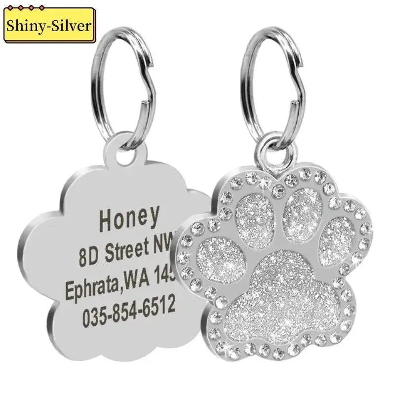 Engraved Pet ID Collar Tag