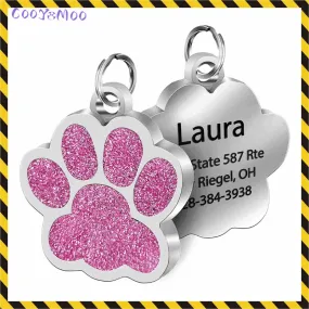 Engraved Pet ID Collar Tag