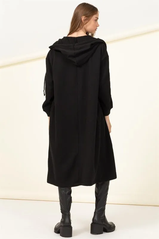 Essential Bliss French Terry Hooded Coat