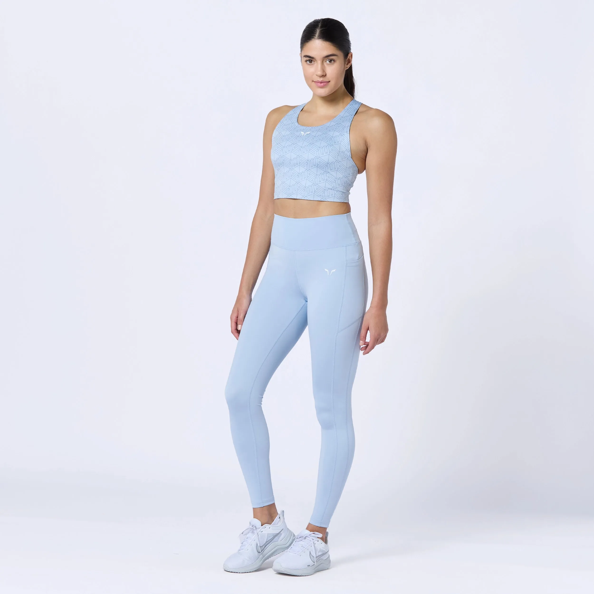 Essential High Waisted Leggings 27" - Skyway