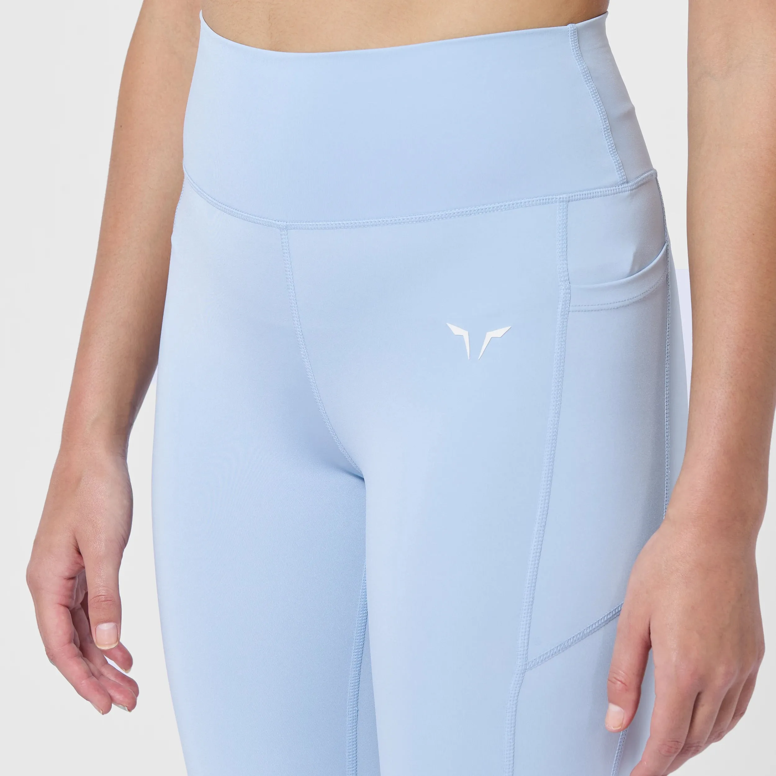 Essential High Waisted Leggings 27" - Skyway