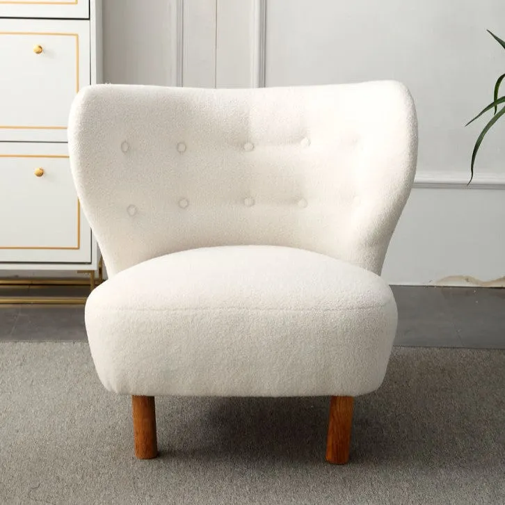 Eva Teddy Fabric Armchair