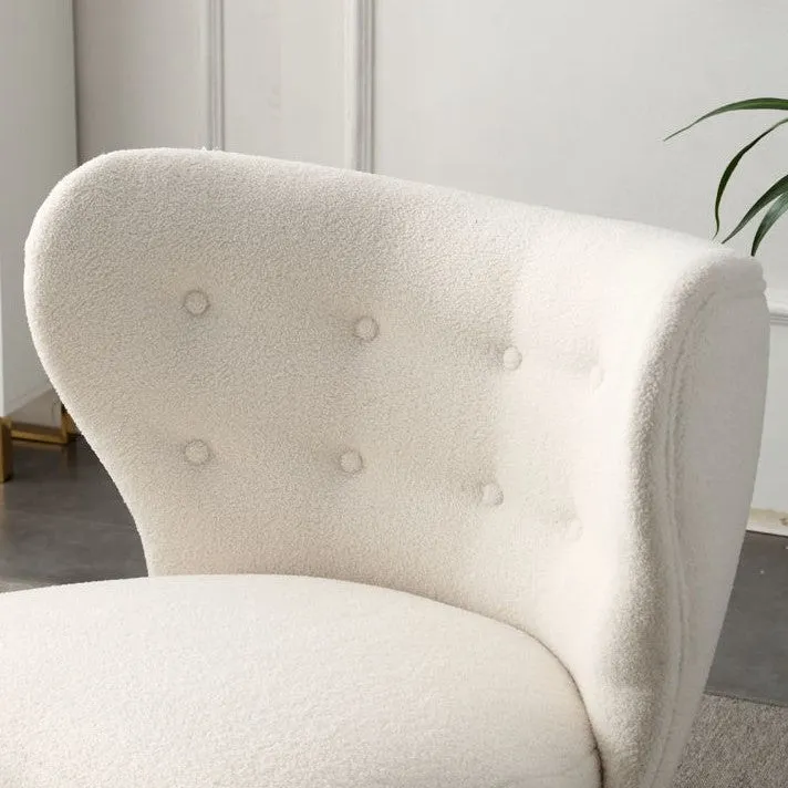 Eva Teddy Fabric Armchair