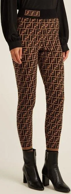 FF Logo-Knitted Leggings