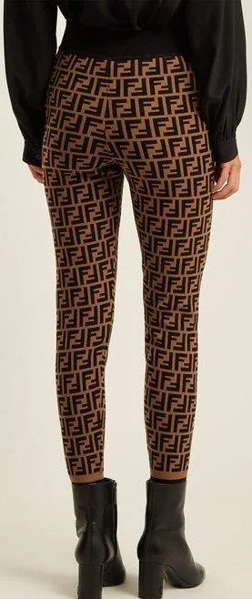 FF Logo-Knitted Leggings