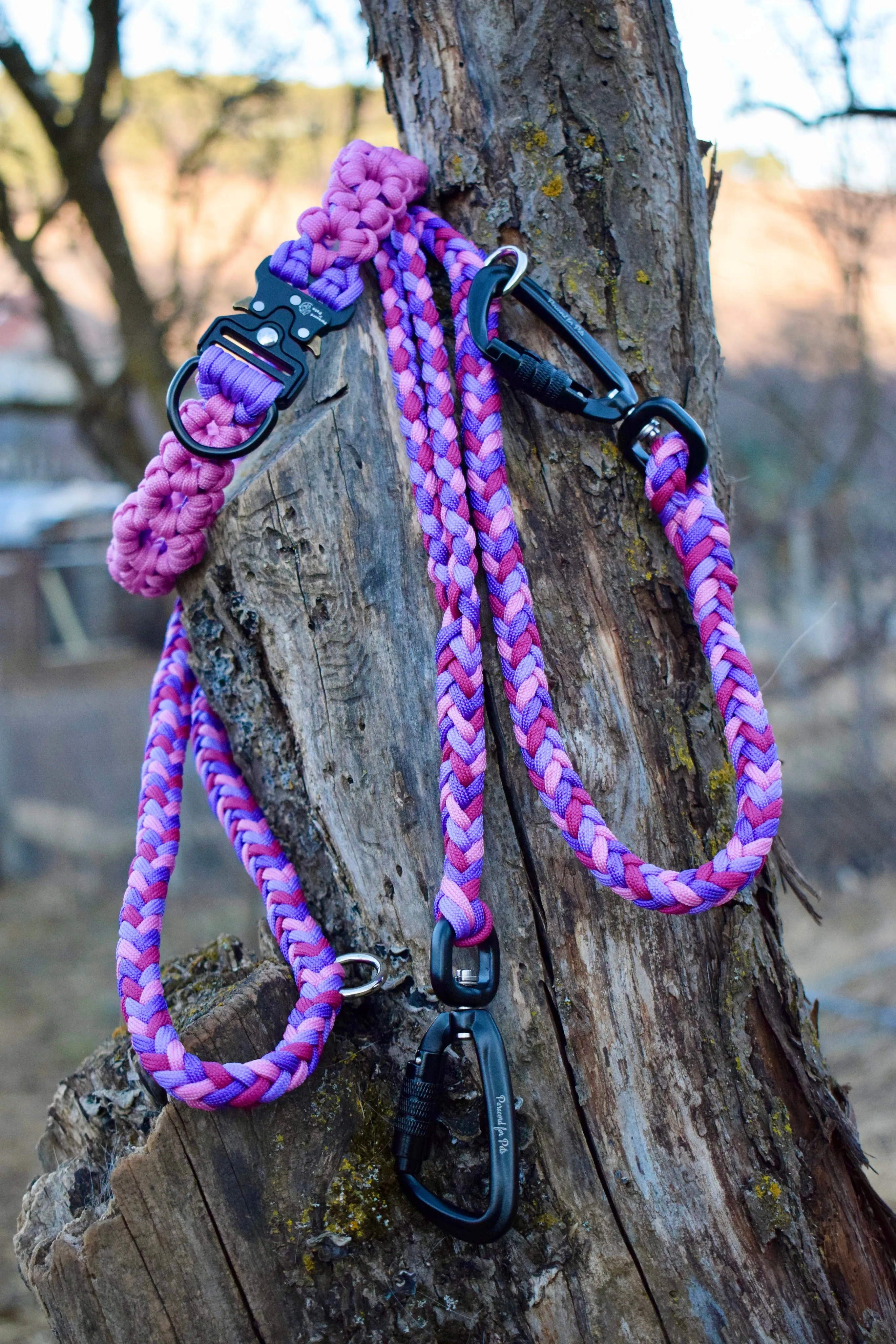 Flower braid Dog collar