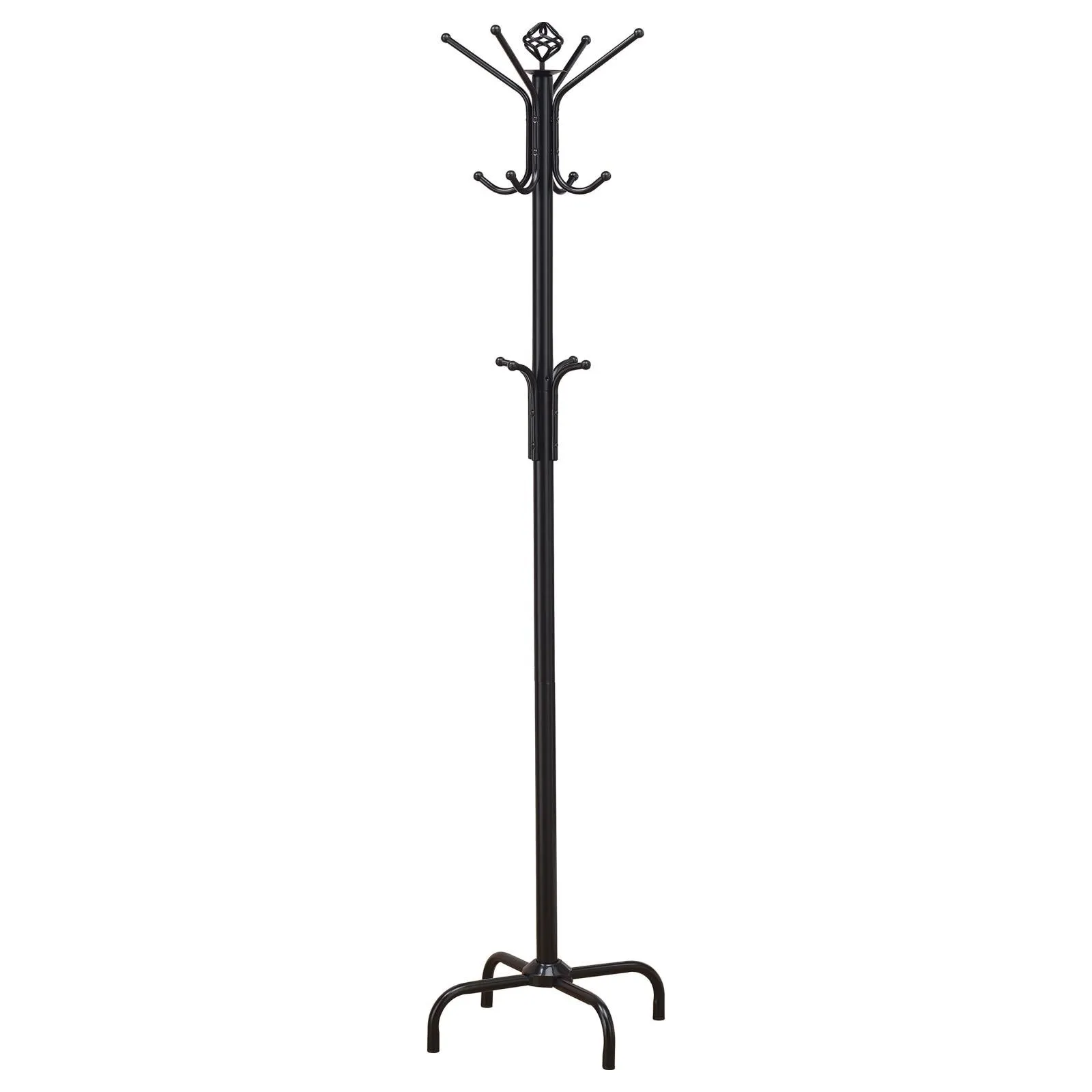 G2019 Contemporary Stain Black Coat Rack