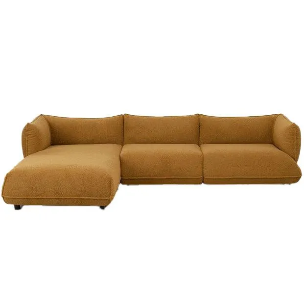 Gigi Curry Brown Teddy Corner Sofa