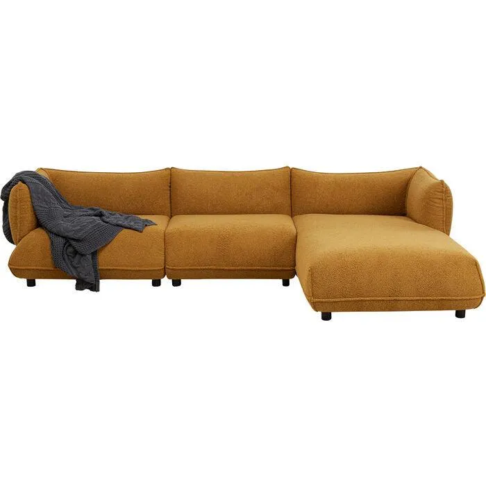 Gigi Curry Brown Teddy Corner Sofa