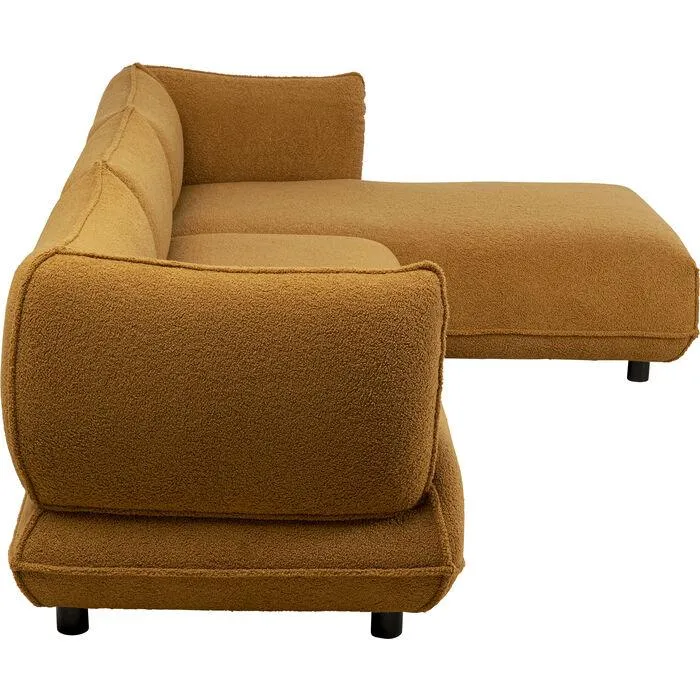 Gigi Curry Brown Teddy Corner Sofa