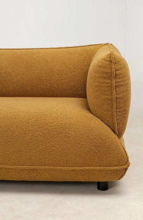 Gigi Curry Brown Teddy Corner Sofa