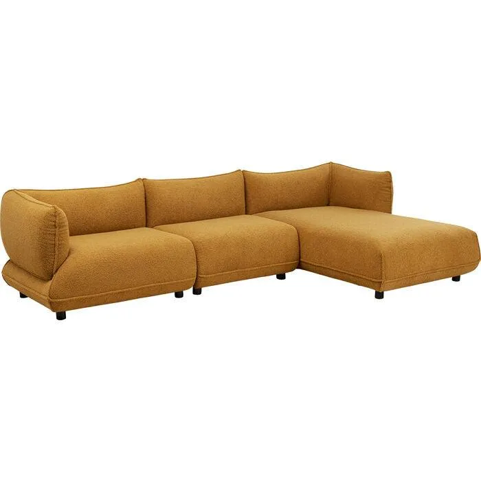 Gigi Curry Brown Teddy Corner Sofa