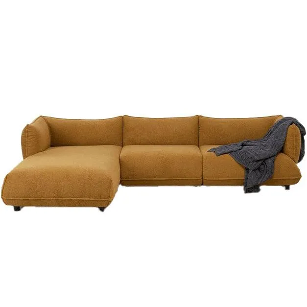 Gigi Curry Brown Teddy Corner Sofa