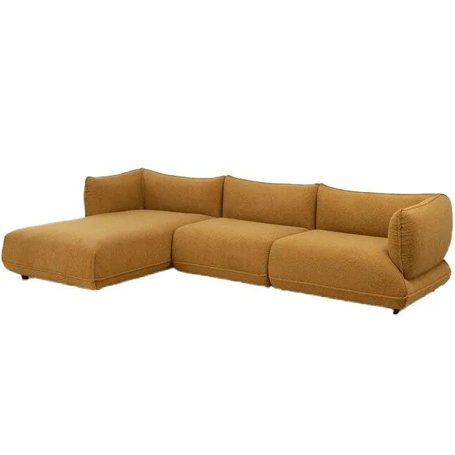 Gigi Curry Brown Teddy Corner Sofa