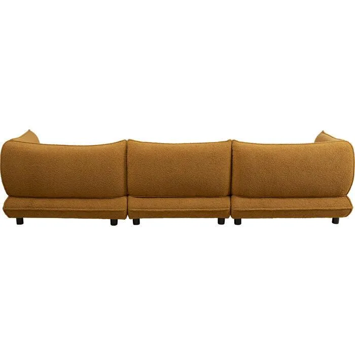 Gigi Curry Brown Teddy Corner Sofa