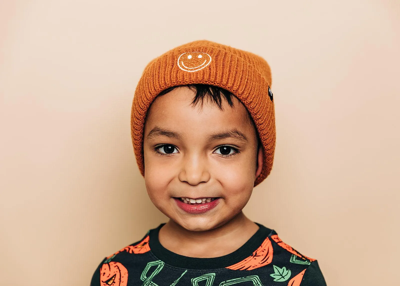 Ginger Smiley Beanie