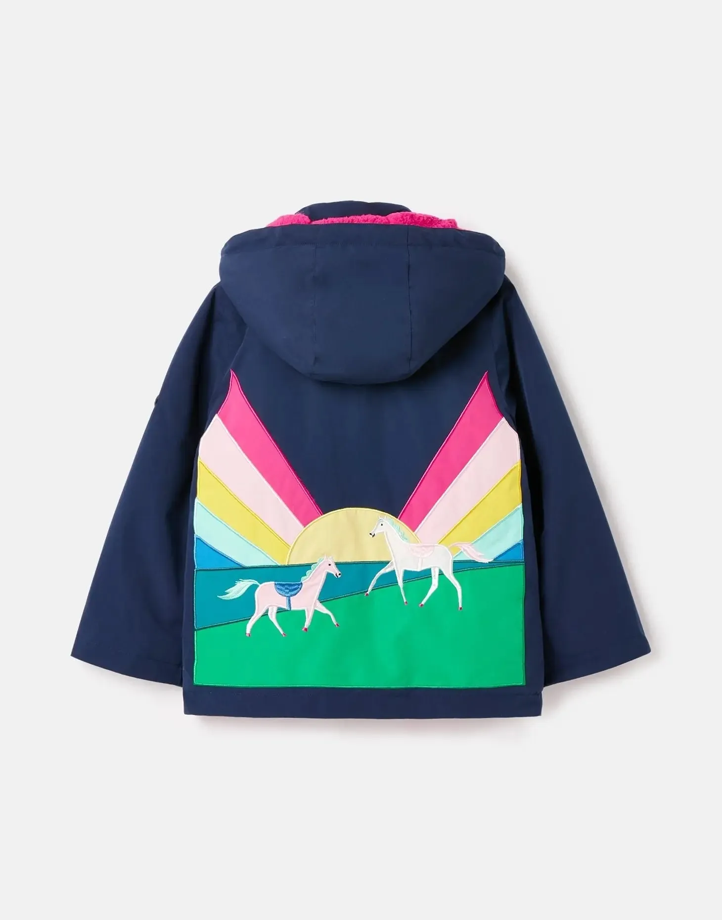 Girls Morgan Showerproof Artwork Jacket | Joules