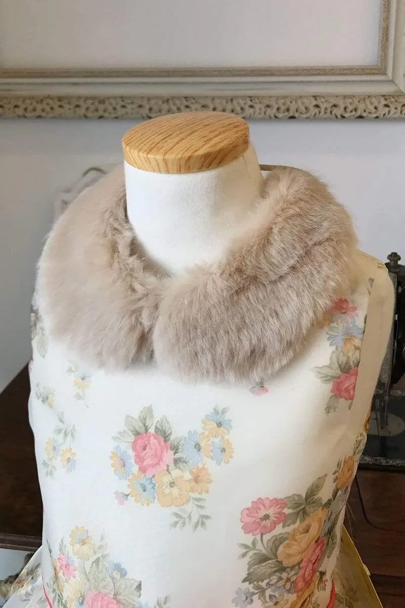 Glamorous Faux Fur Collar