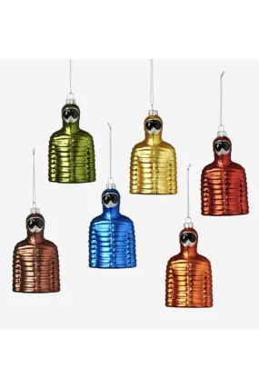 Glass Ornament - Down Puffer Coat