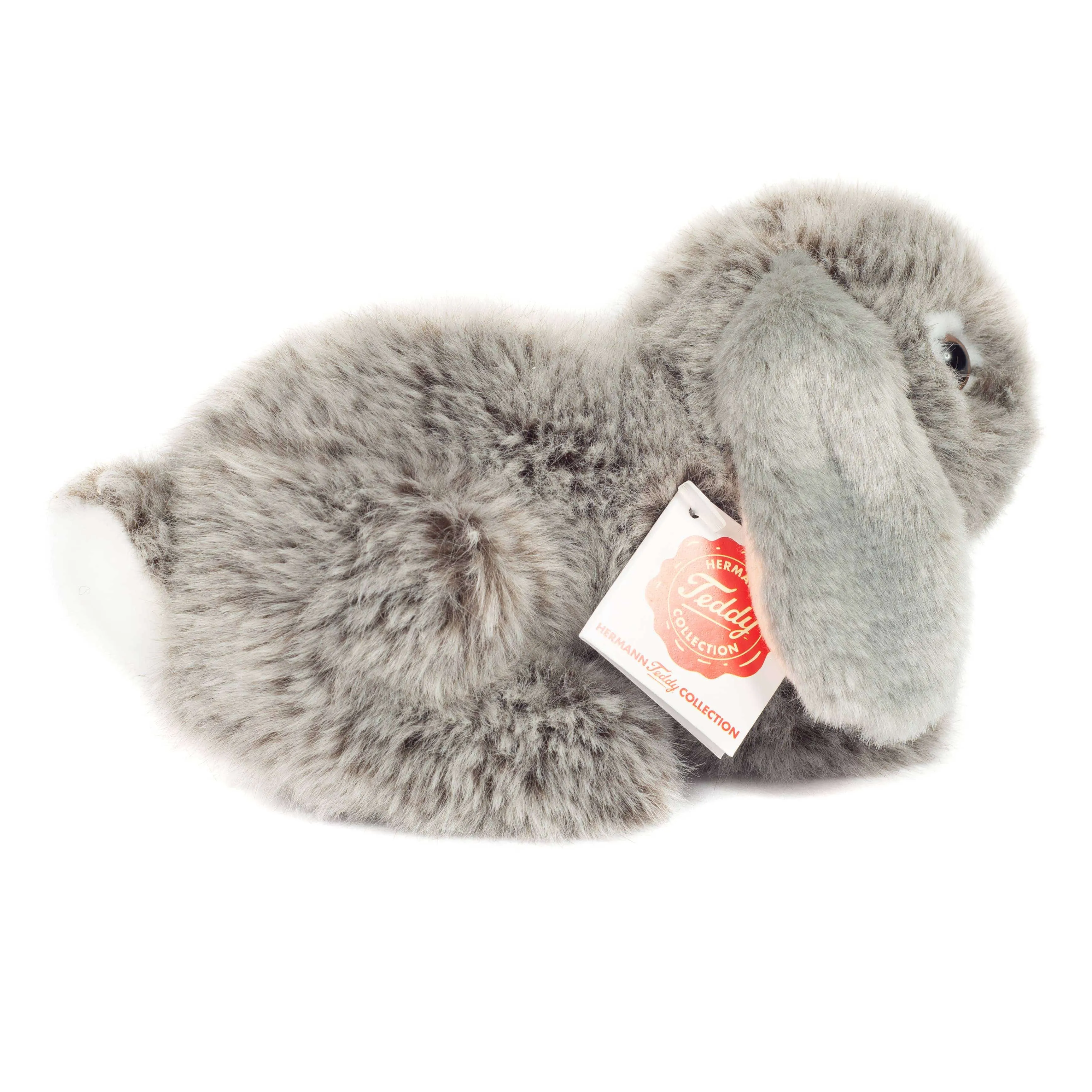 Grey Floppy Earred Bunny Rabbit 18 cm - plush soft toy by Teddy Hermann