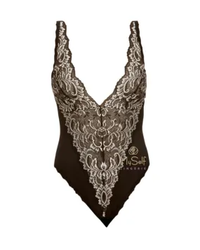 Hanky Panky Regency Embroidered Lace Teddy