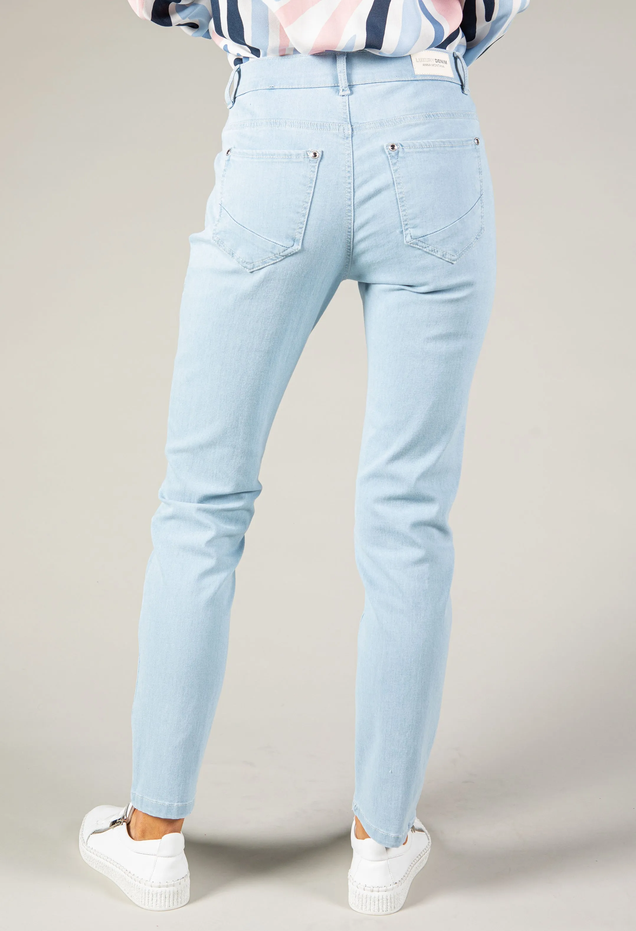 High Rise Embellished Skinny Jeans