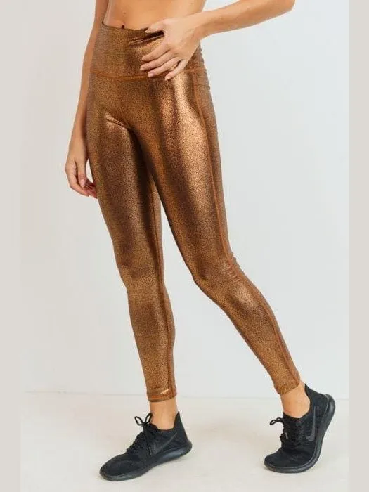 Highwaist Foil Leggings