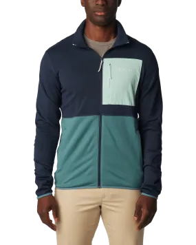 Hike Full Zip Fleece Jacket in Collegiate Navy, Cloudburst & Spray