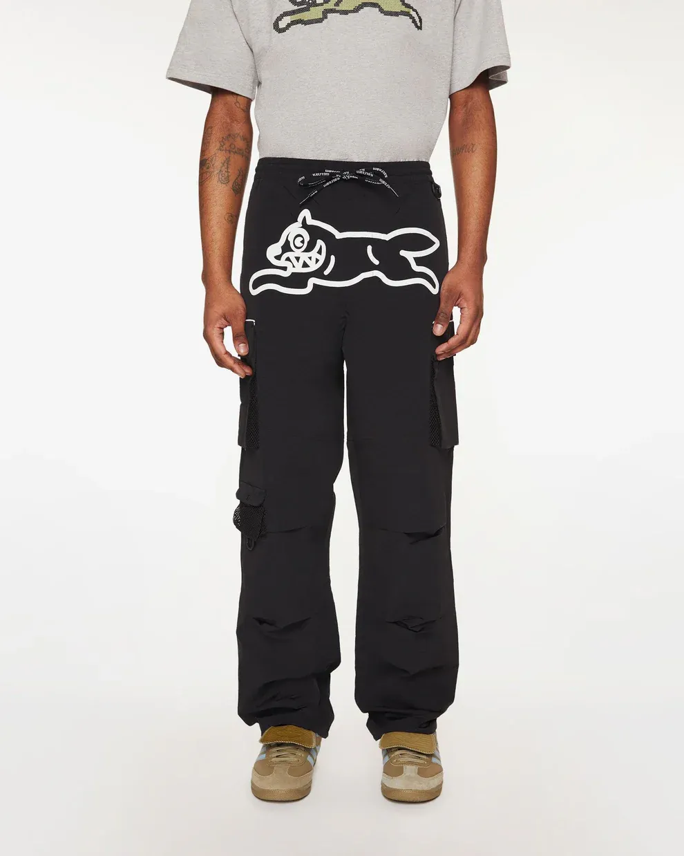 Icecream Coffee Nylon Cargo Pants