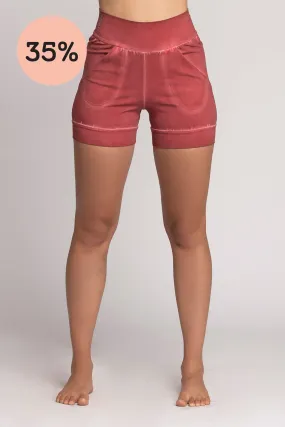 I'mPerfect Stonewash Slouchy Yoga Shorts 35%off