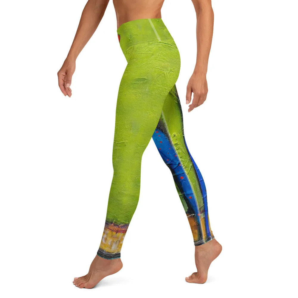 Impressions of the Heart Yoga Leggings