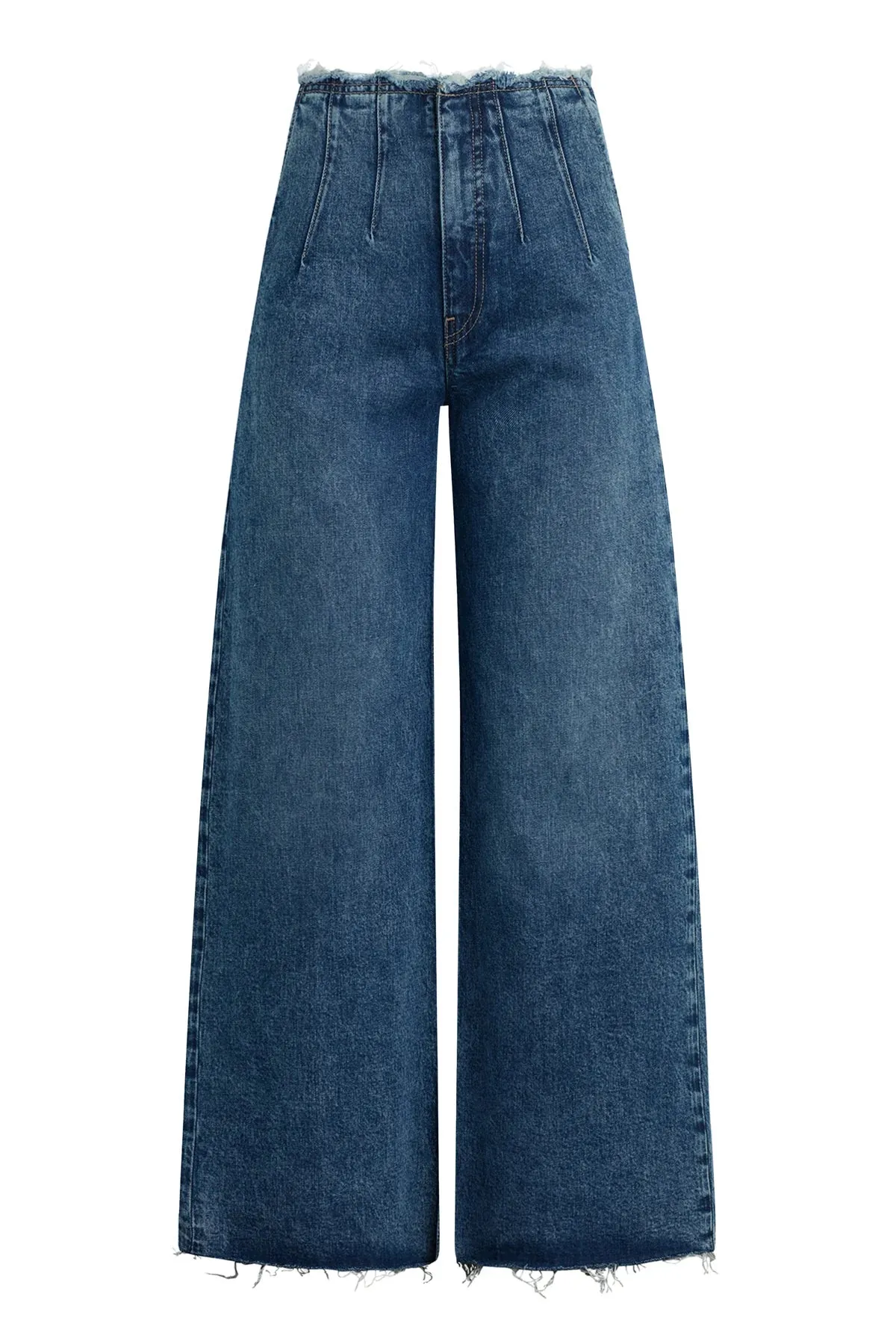 James High-Rise Darted Wide Leg Jean by Hudson Jeans