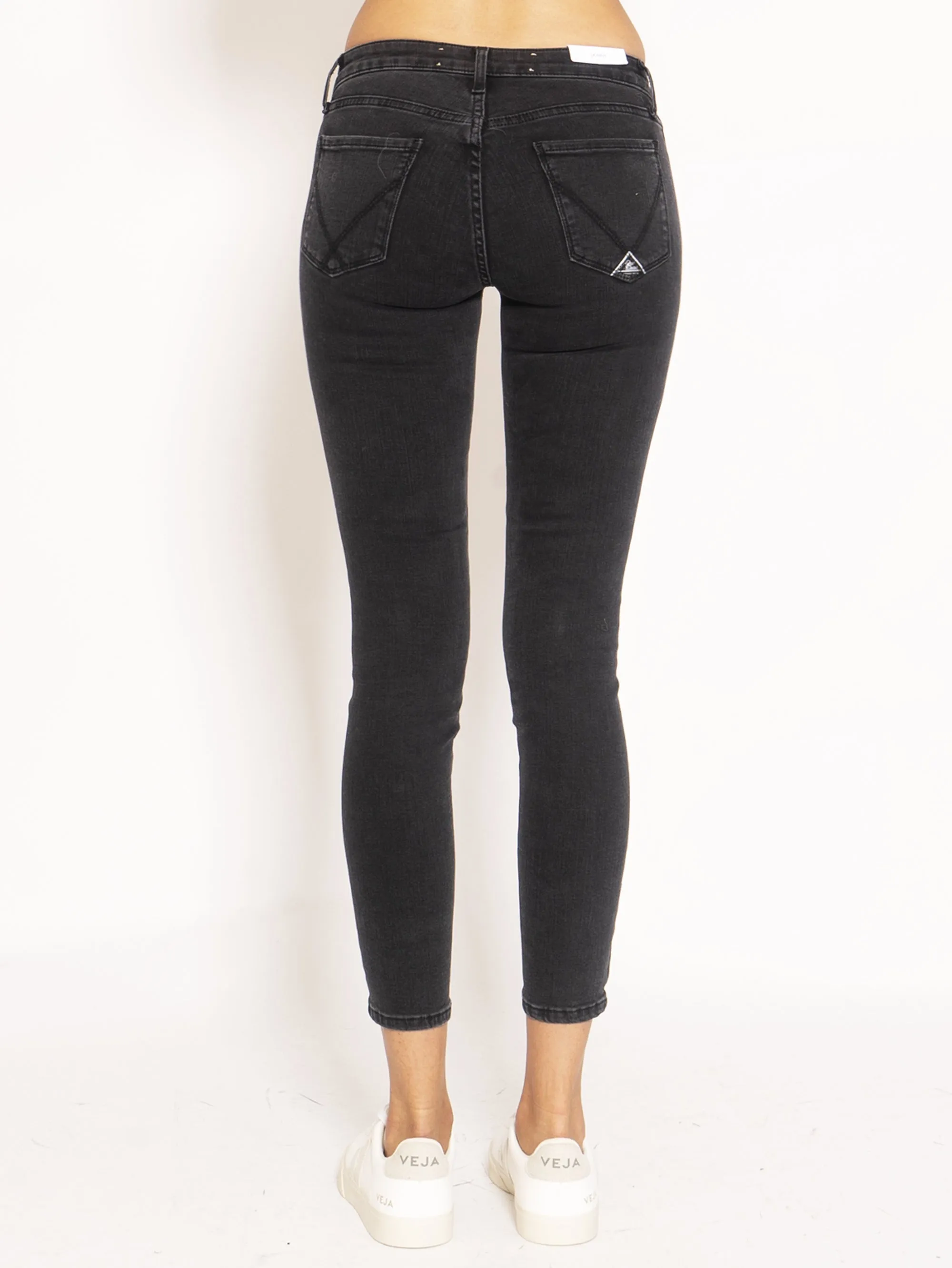 Jeans Elasticizzato Skinny Fit - Nero