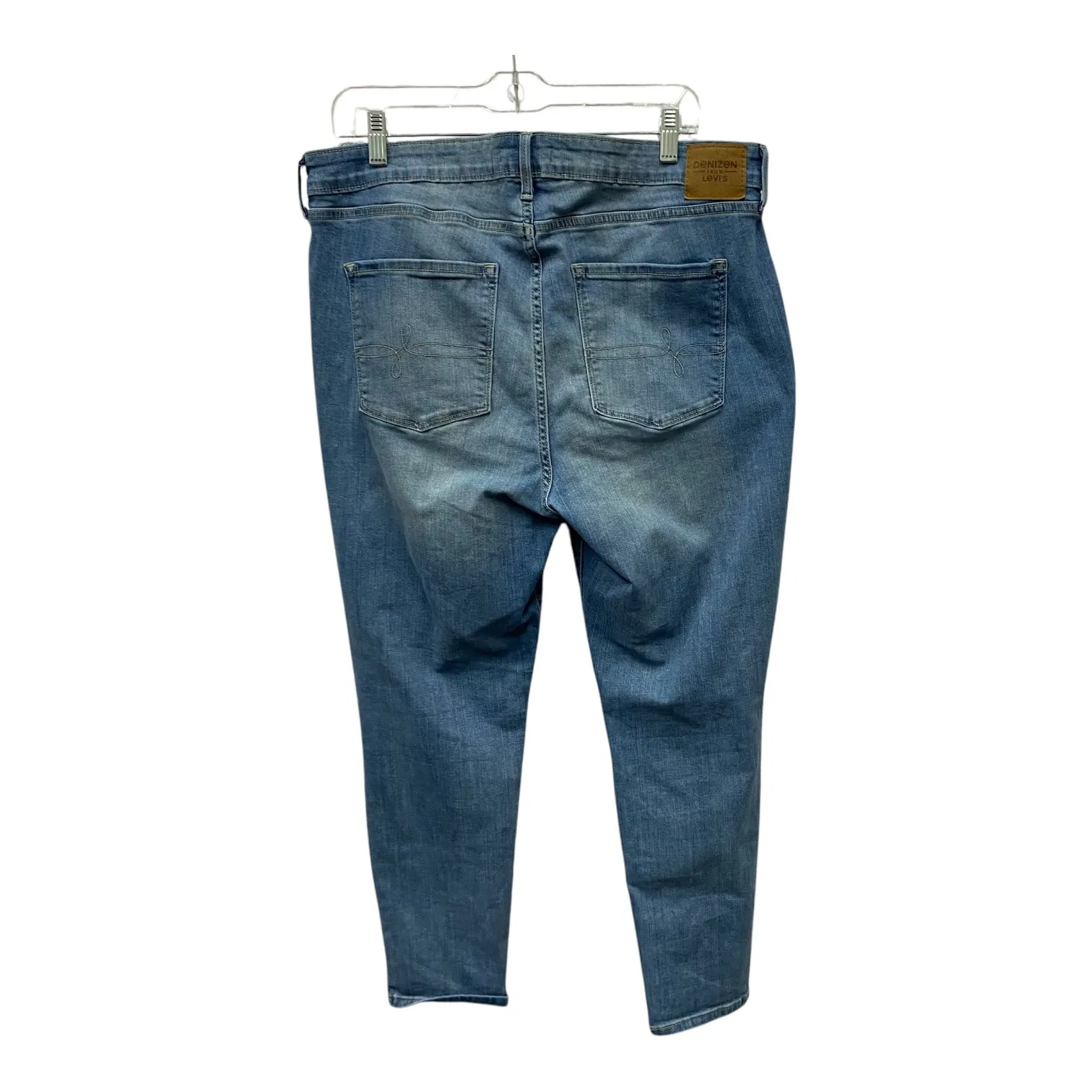 Jeans Skinny By Denizen By Levis In Blue Denim, Size:18