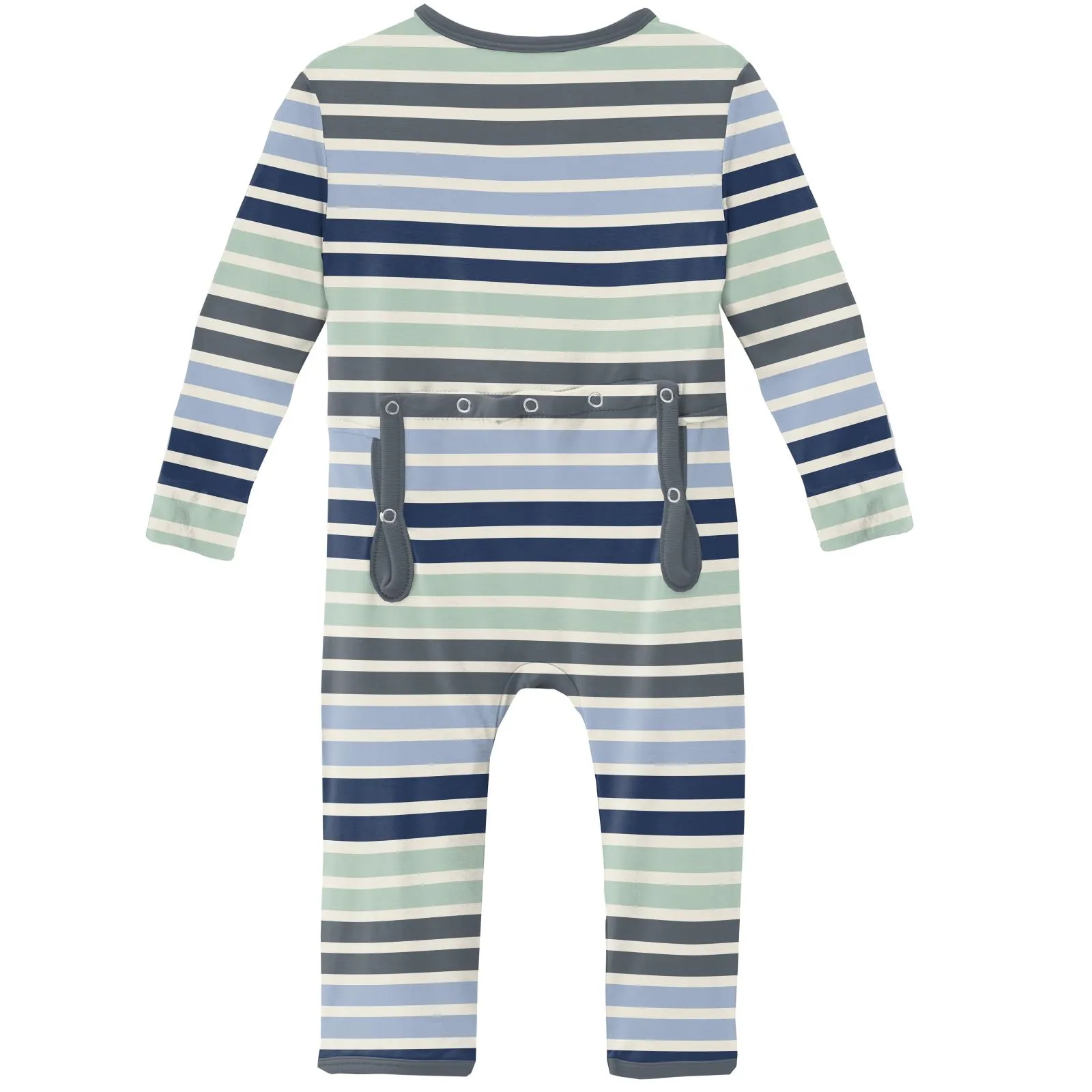 KicKee Pants Fairground Stripe Coverall with Zipper